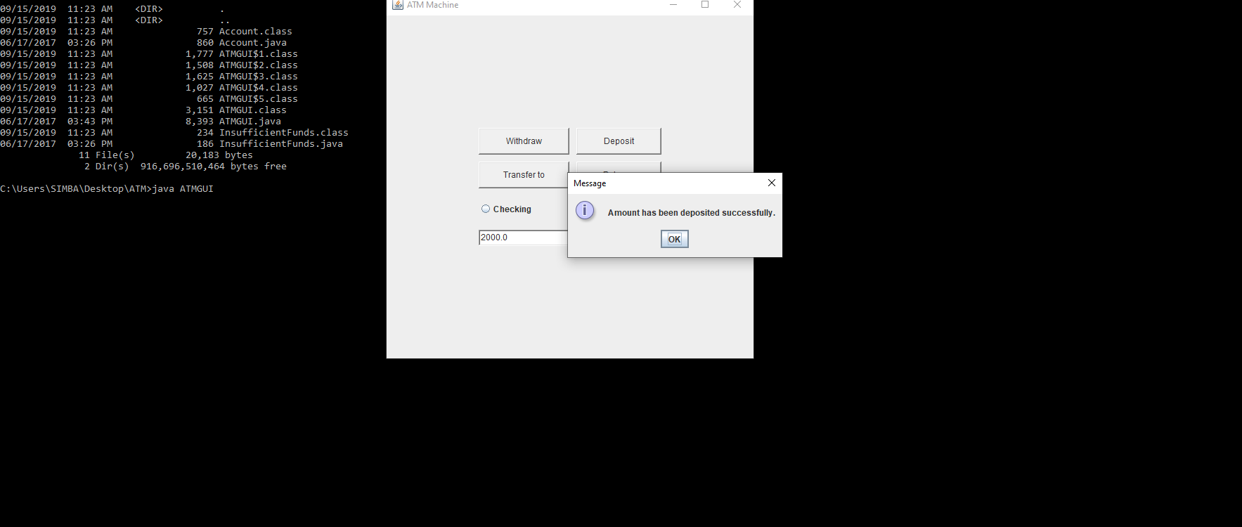 [SOLVED] Program that implements an ATM machine | Mantutor